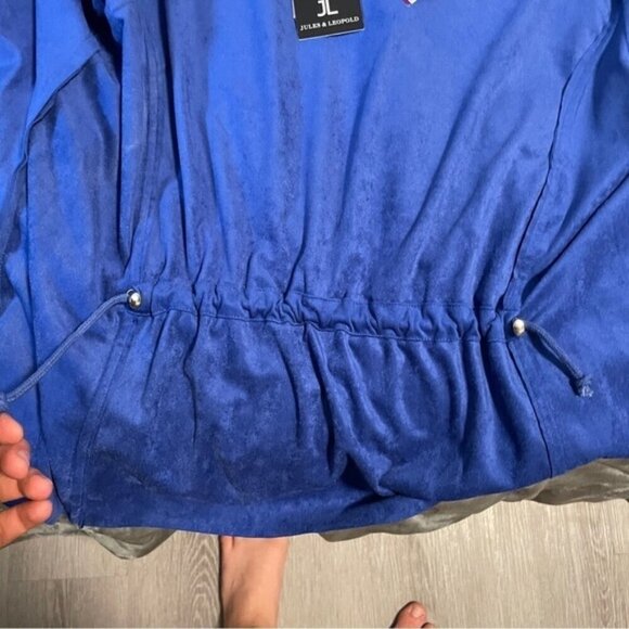 Jules & Leopold Blue Long Sleeve Cardigan Sweater 2X - Picture 3 of 8